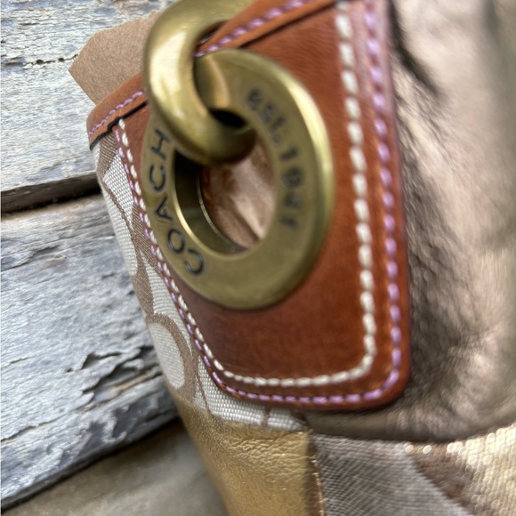 Coach Patchwork Bucket Shoulder Bag - Picture 6 of 12